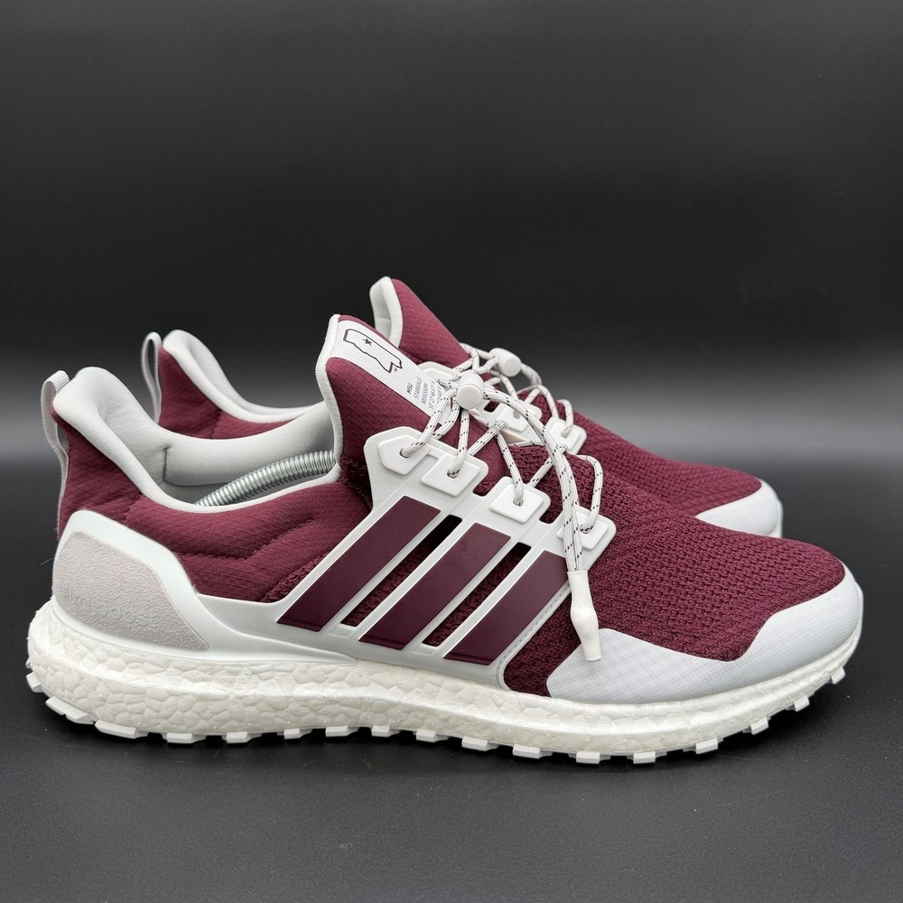 Adidas Ultra Boost MSU Bulldogs Football Team Player Issued Shoes Size 14‎